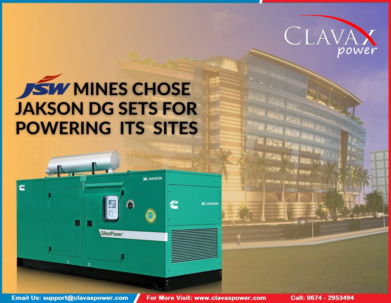 Read more about the article jakson dg set showroom IN BHUBANESWAR